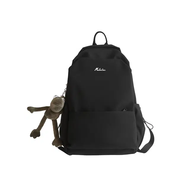 木林森 高级感初高中大学生通勤旅行简约潮流百搭电脑旅行包 尼龙 双肩包背包书包 常规 男女同款情侣款 黑色/白色/蓝色/灰色/粉色