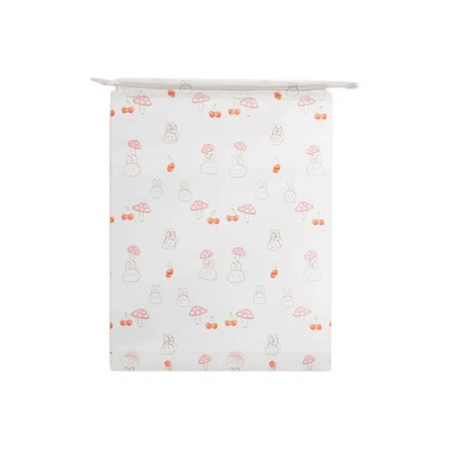 静玲珑 抽绳中号旅行收纳袋内衣内裤分装衣物密封袋防水幼儿园衣服整理待产包