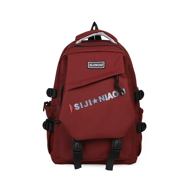 笛贝嘉 日系字母大容量休闲复古高级感 牛津布 双肩包 男女同款情侣款 多色