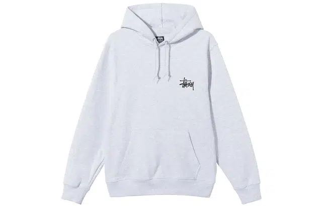 Stussy Logo Pullover Hoodie Black