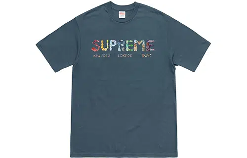 Supreme SS18 Rocks Tee Dark Slate T