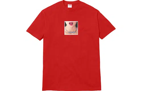Supreme SS18 Necklace Tee Red T
