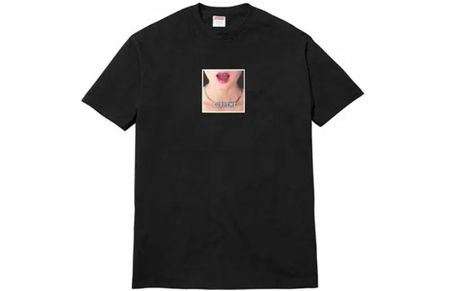 Supreme SS18 Necklace Tee Black T