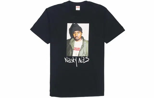 Supreme FW17 Nas Tee Black T