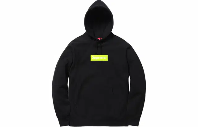 Supreme FW17 Box Logo Hooded Sweatshirt Black Bogo