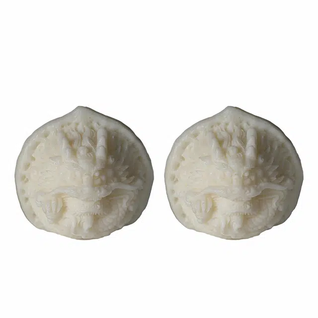 顺丰包邮 絮物 国潮新中式精致工艺文玩盘玩招财纳福手工精雕工艺品好运连连文玩手饰再造 象牙果 手把件 男女同款情侣款