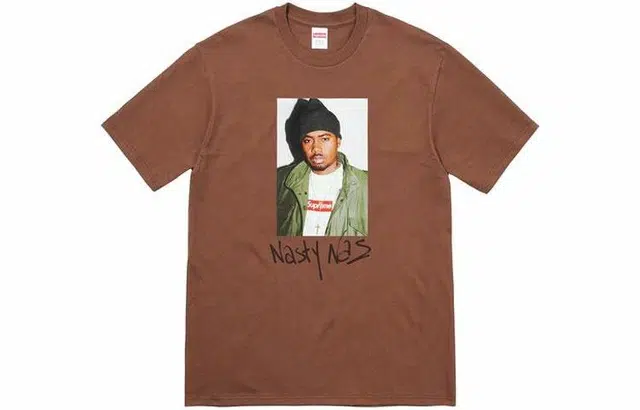 Supreme FW17 Nas Tee Brown T
