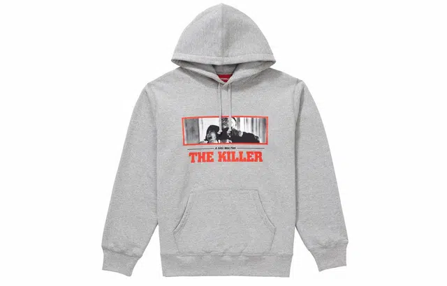 Supreme FW18 The Killer Hooded Sweatshirt Heather Grey