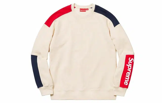 Supreme SS19 Formula Crewneck Natural