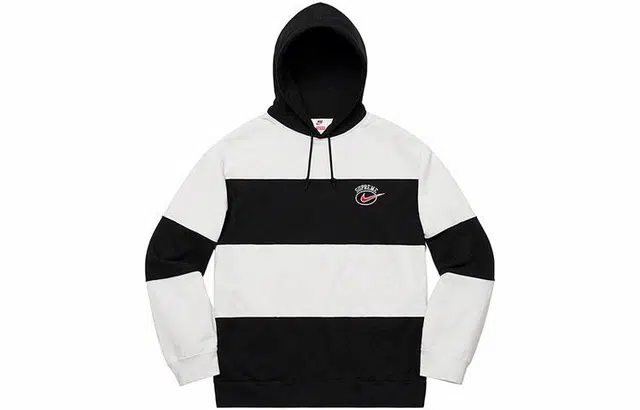 Supreme x Nike SS19 Stripe Hooded Sweatshirt