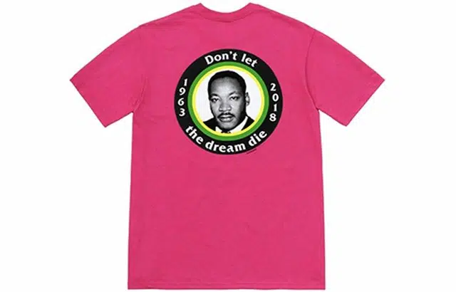 Supreme SS18 MLK Dream Tee Hot Pink T