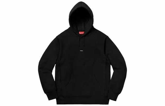 Supreme FW19 Week 9 Micro Logo Hooded Sweatshirt