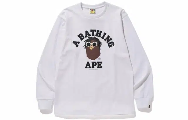 BAPE x Wiz Khalifa College L/S Tee
