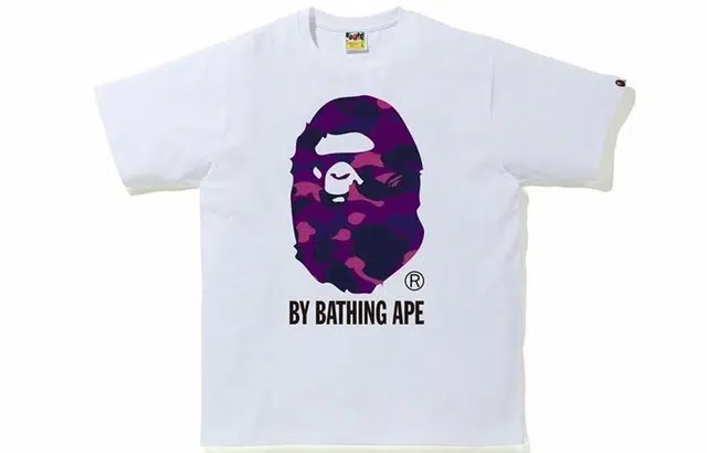 A BATHING APE BAPE Color Camo By Bathing Ape Tee T