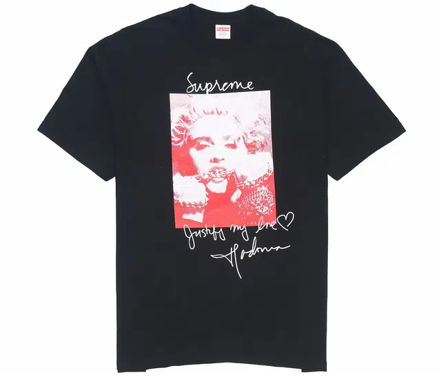 Supreme FW18 Madonna Tee Black T