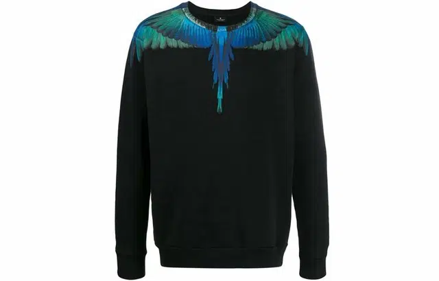 Marcelo Burlon Blue Wings Crew Sweat