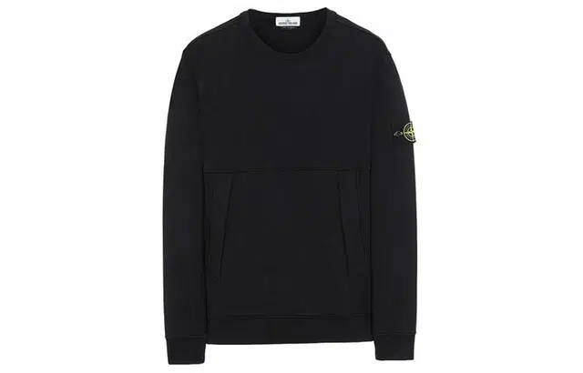 Stone Island Pullover Sweatshirt Black