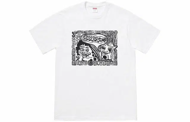 Supreme FW18 Faces Tee white T