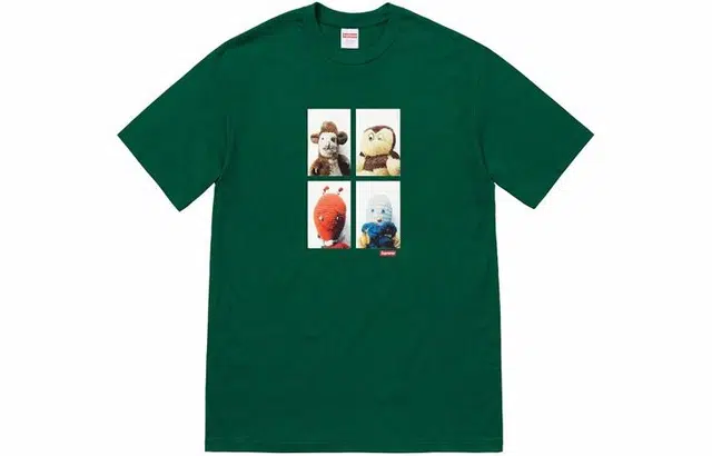 Supreme FW18 Mike Kelley AhhYouth Tee Dark Green T