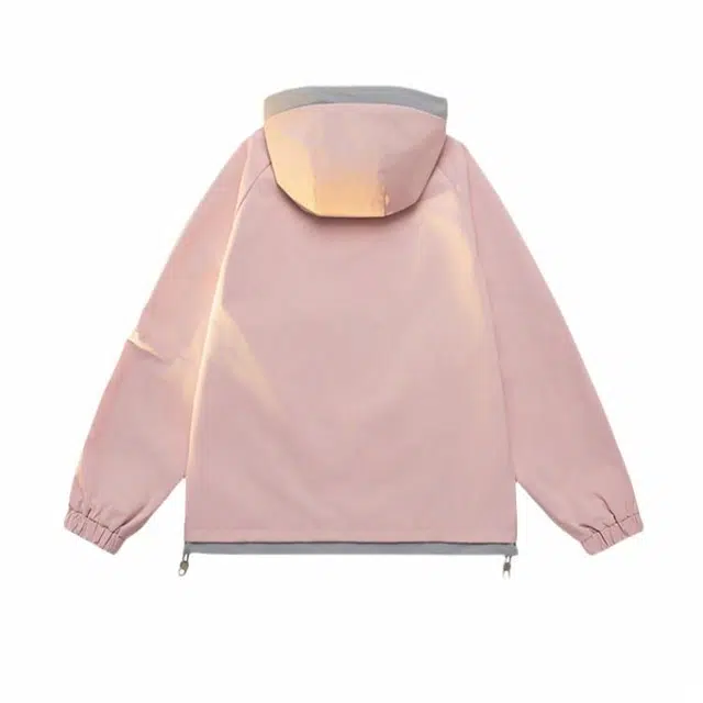 雅鹿 夹克男女同款春秋季百搭多巴胺情侣款外套男夹克 男女同款