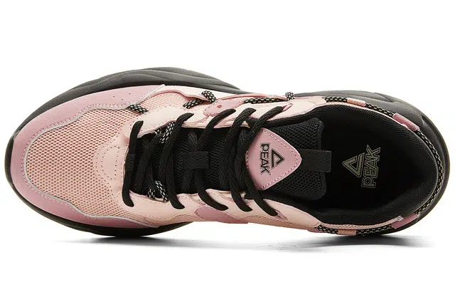 匹克 潮流时尚 舒适百搭 减震防滑耐磨 低帮 生活休闲鞋 男款 粉红