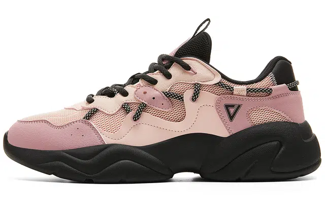 匹克 潮流时尚 舒适百搭 减震防滑耐磨 低帮 生活休闲鞋 男款 粉红