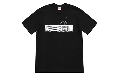 Supreme SS19 Keyboard Tee Black T