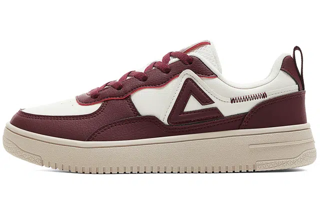 匹克 潮流时尚 舒适百搭 厚底增高 防滑减震耐磨轻便 低帮 板鞋 女 蓓蕾红