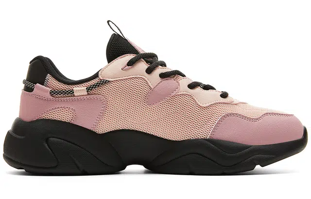 匹克 潮流时尚 舒适百搭 减震防滑耐磨 低帮 生活休闲鞋 男款 粉红