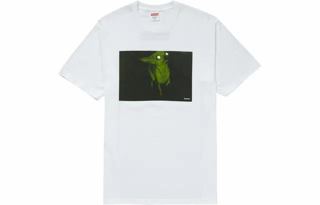 Supreme FW18 Chris Cunningham Chihuahua Tee White T