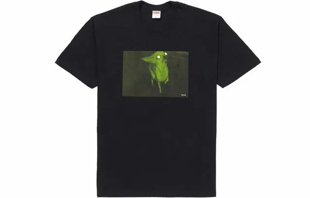 Supreme FW18 Chris Cunningham Chihuahua Tee Black T