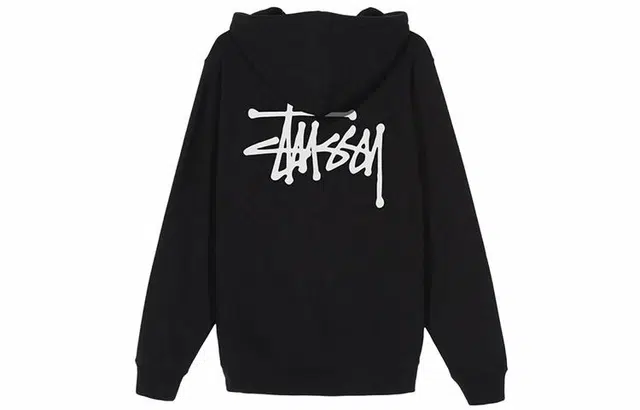 Stussy BASIC ZIP HOOD logo