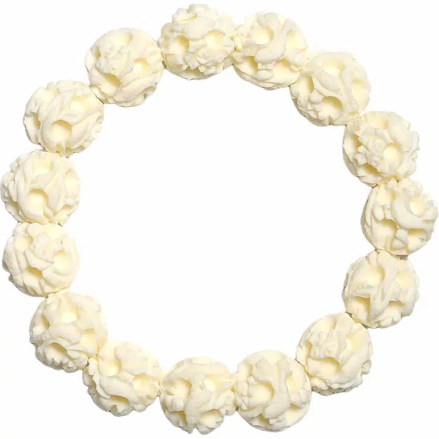 顺丰包邮 絮物 国潮中式轻奢菩提子工艺品手工精雕招财纳福平安喜乐好运连连转运珠文玩佛珠饰品#好运再造 象牙果 手串 男女同款情侣款