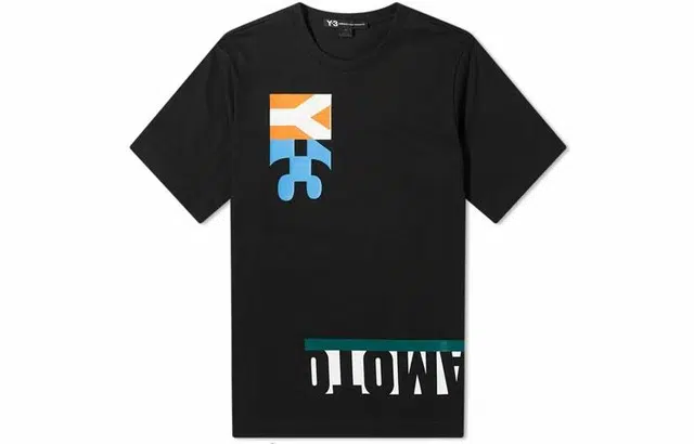 Y-3 Multi Block Graphic Tee T