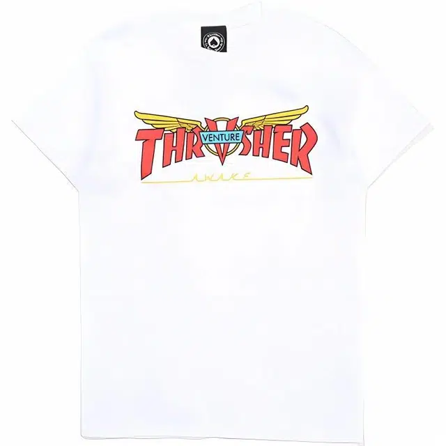 Thrasher Wings Tee White