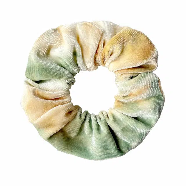 前方大荒野 细绒大肠圈森系小清新皮筋发绳甜美可爱迷人扎丸子头布艺橡皮筋精致简约时髦独特 棉麻 发圈 女款