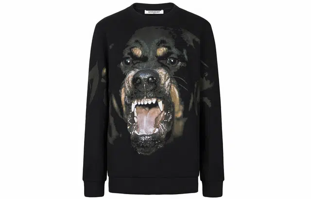Givenchy Rottweiler Print Sweatshirt Black