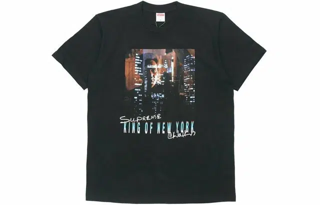 Supreme Christopher Walken King Of New York Tee Black