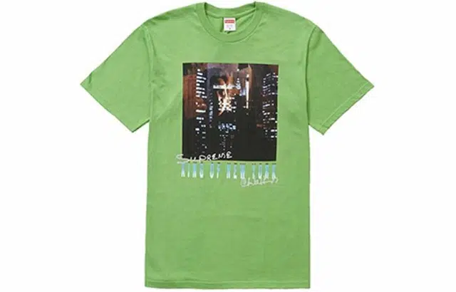 Supreme SS19 Christopher Walken King Of New York Tee Green T