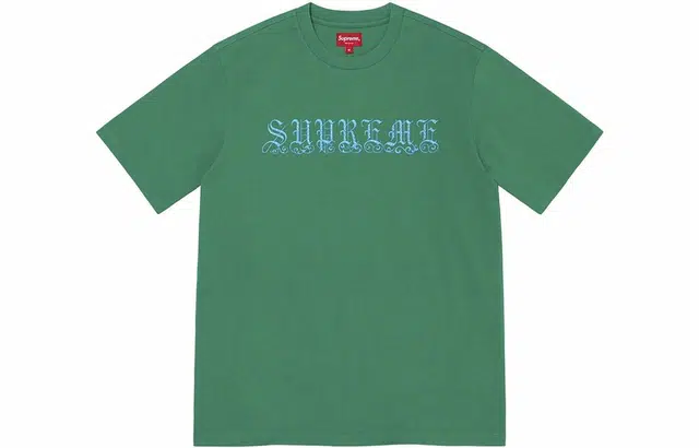 Supreme SS21 Week 8 Old English Rhinestone SS Top T