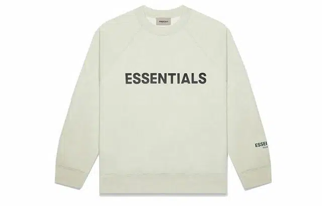 Fear of God Essentials FW20 Crew Neck Sweatshirt Sage