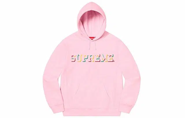 Supreme FW20 Week 8 Drop Shadow Hooded Sweatshirt