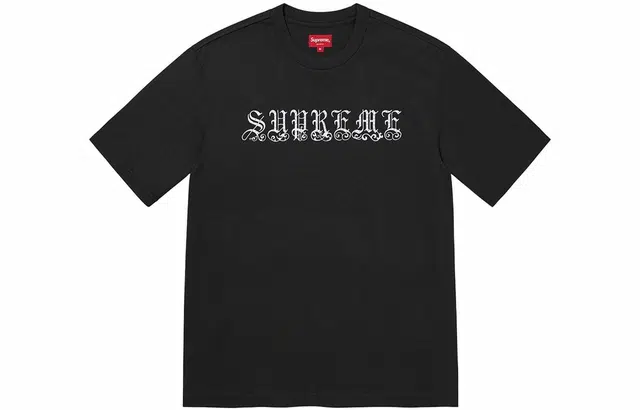 Supreme Old English Rhinestone Top