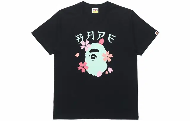 A BATHING APE SAKURA APE HEAD TEE
