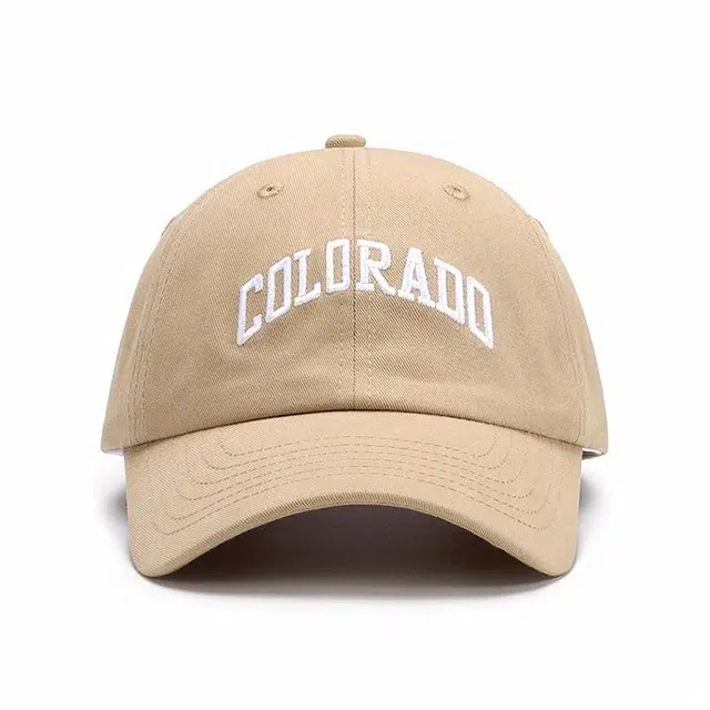 浪莎 高品质英文刺绣弯檐显脸小软顶学院风大头围 棉 鸭舌帽 男女同款情侣款