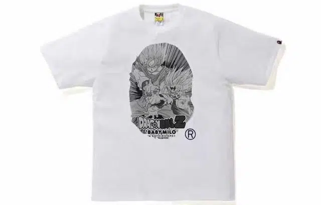 A BATHING APE Bape x Dragon Ball Z Big Ape Head Tee T