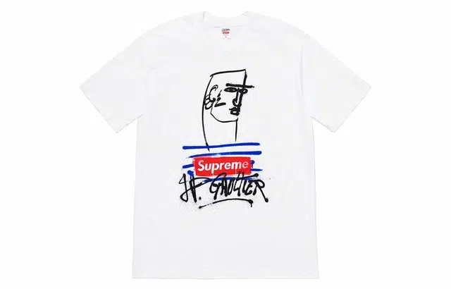 Supreme SS19 x Jean Paul Gaultier Tee White T