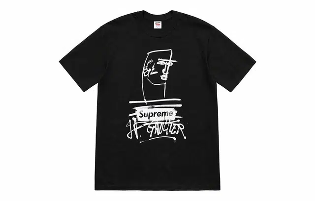 Supreme SS19 x Jean Paul Gaultier Tee Black T