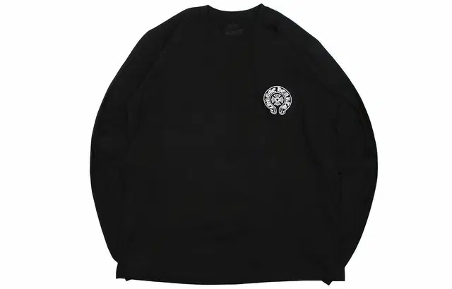 Chrome Hearts Beijing Horseshoe Cross Long Sleeve Tee Black