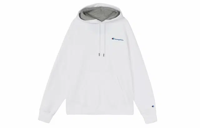 Champion Small Grass Hoodie White